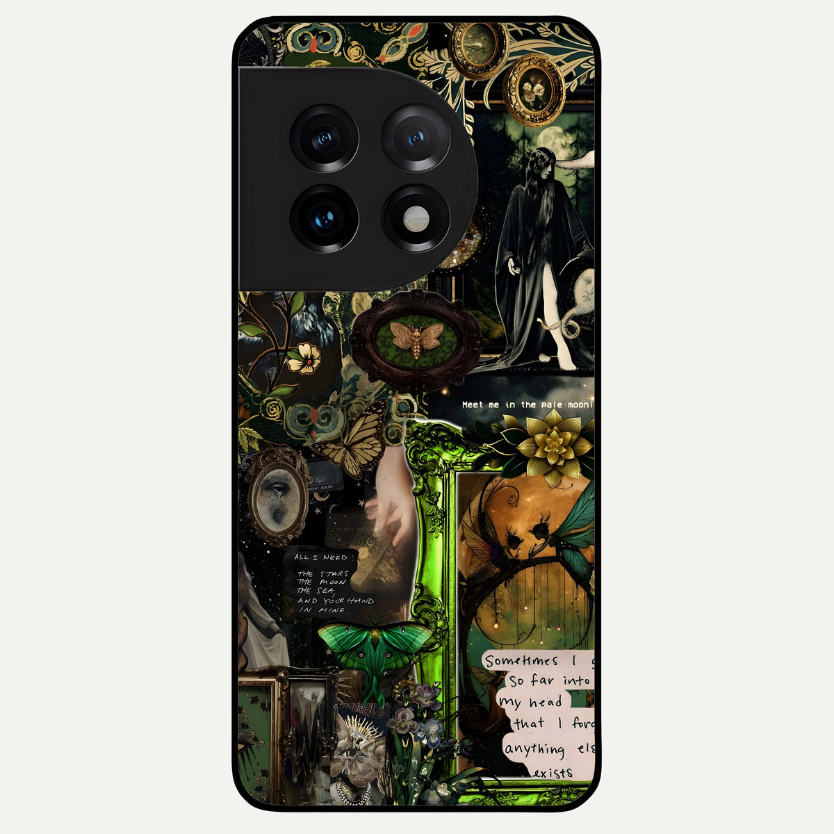  Mystic Woods Secret Glass Case For OnePlus 11 back cover – full design glossy printed glass finish