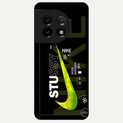  Neon Street Edition Glass Case For OnePlus 11 back cover – full design glossy printed glass finish