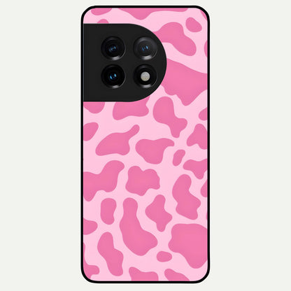  Pinkish Scenery Glass Case For OnePlus 11 back cover – full design glossy printed glass finish