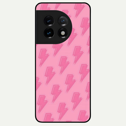  Pink Moo Magic Glass Case For OnePlus 11 back cover – full design glossy printed glass finish