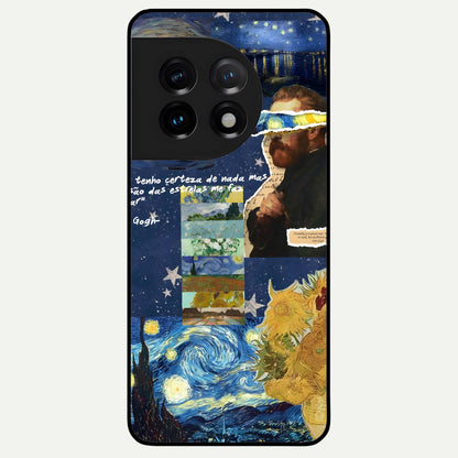  Starry Dream Vision Glass Case For OnePlus 11 back cover – full design glossy printed glass finish
