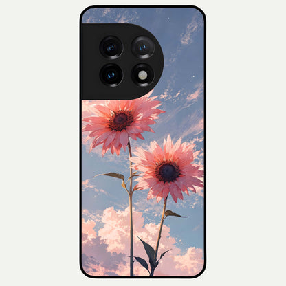  Sun Moon Balance Glass Case For OnePlus 11 back cover – full design glossy printed glass finish
