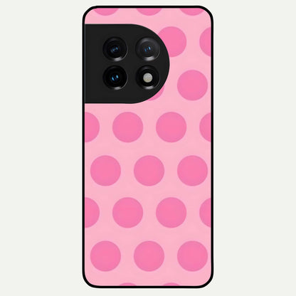  Sweet Dot Dreams Glass Case For OnePlus 11 back cover – full design glossy printed glass finish