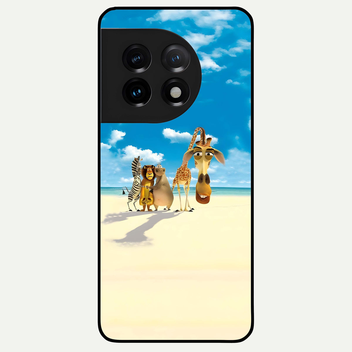  Tropical Fun Squad Glass Case For OnePlus 11 back cover – full design glossy printed glass finish