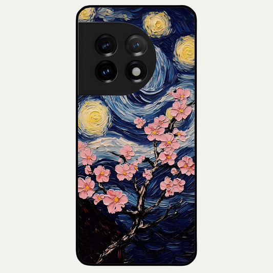  Van Gogh Scenery Glass Case For OnePlus 11 back cover – full design glossy printed glass finish