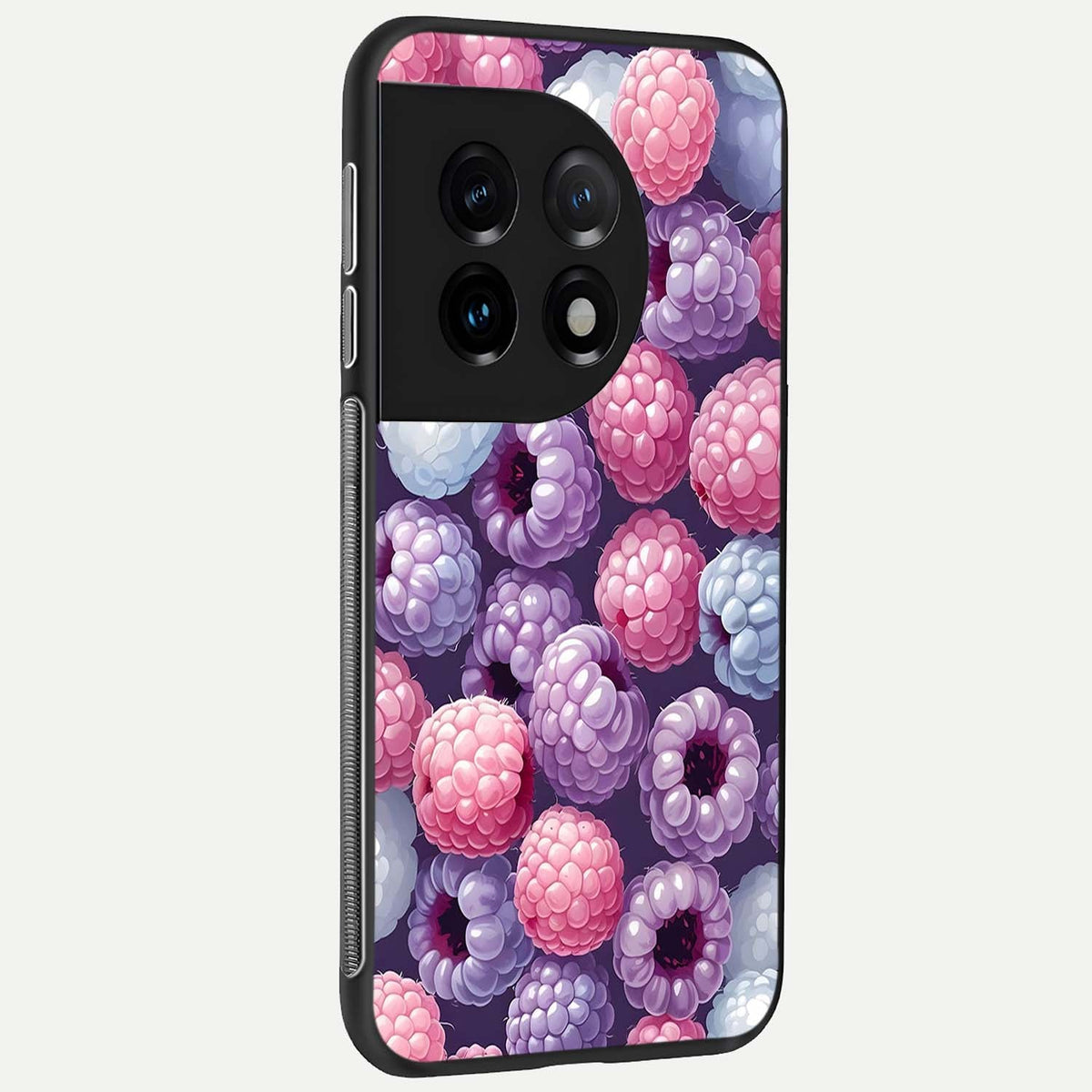  Berry Candy Pop back cover For OnePlus 11 slim fit glass case with vibrant aesthetic design