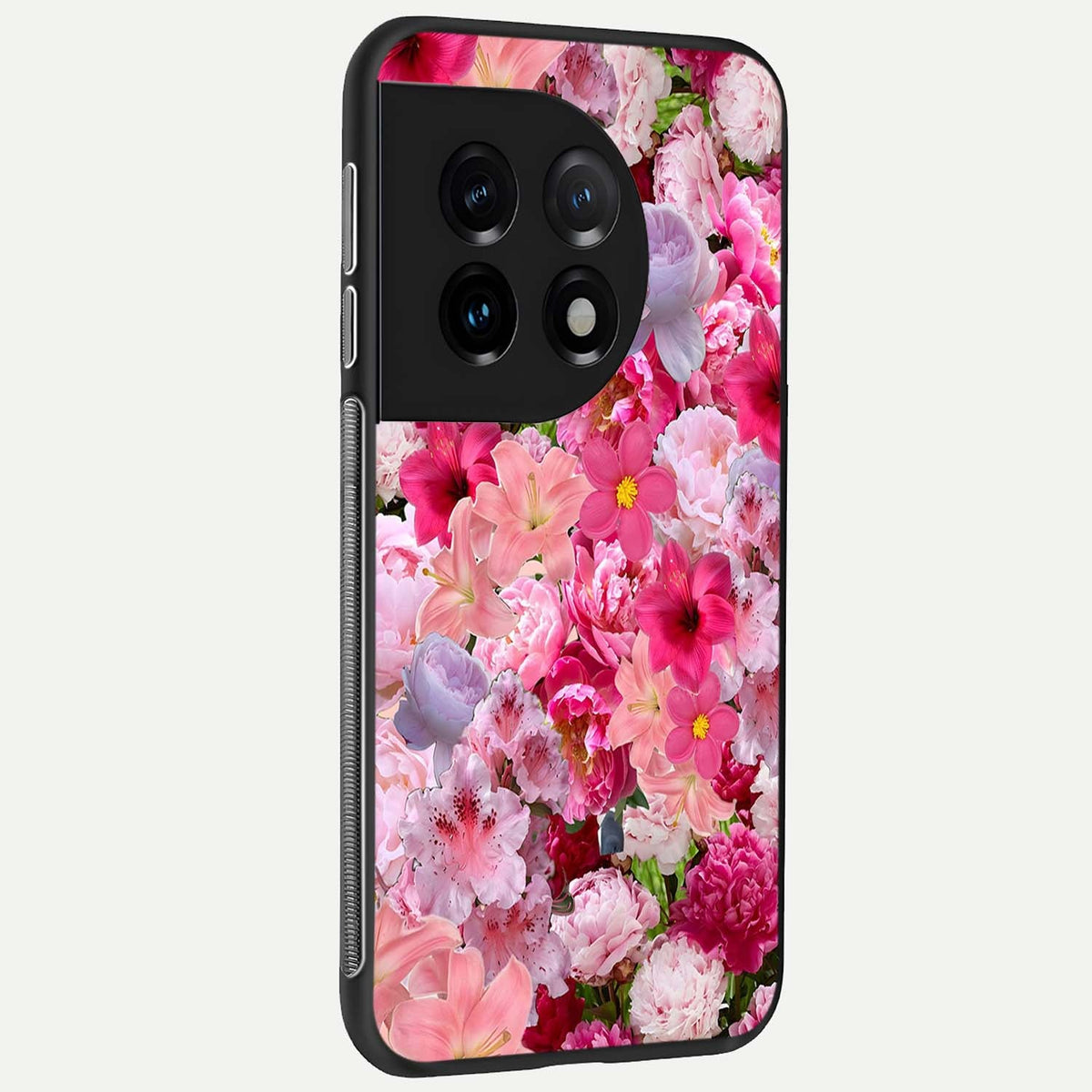  Bloom Crush Fantasy back cover For OnePlus 11 slim fit glass case with vibrant aesthetic design