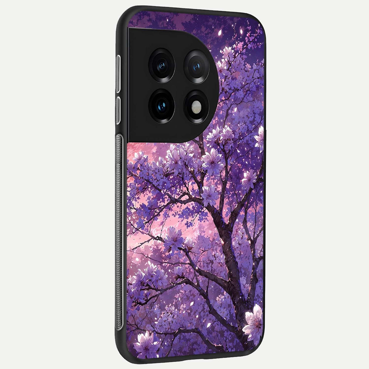  Blossom Tree back cover For OnePlus 11 slim fit glass case with vibrant aesthetic design