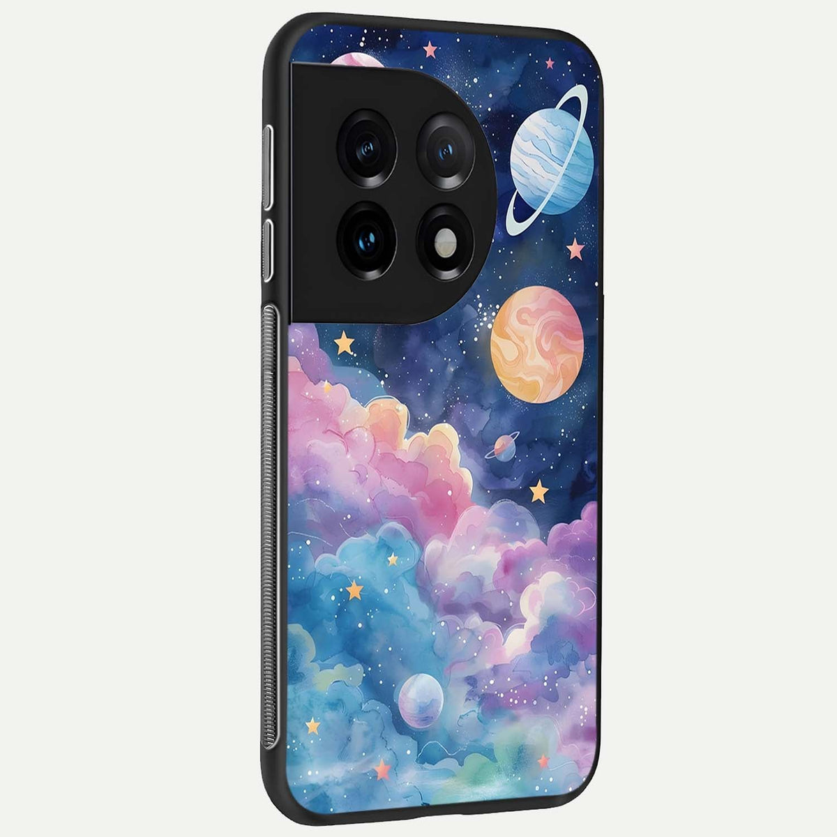  Cosmic Planet Dreams back cover For OnePlus 11 slim fit glass case with vibrant aesthetic design
