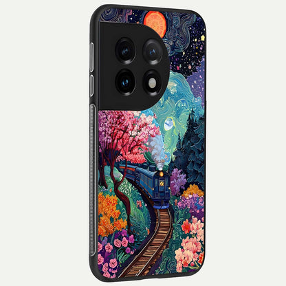 Digital Art back cover For OnePlus 11 slim fit glass case with vibrant aesthetic design
