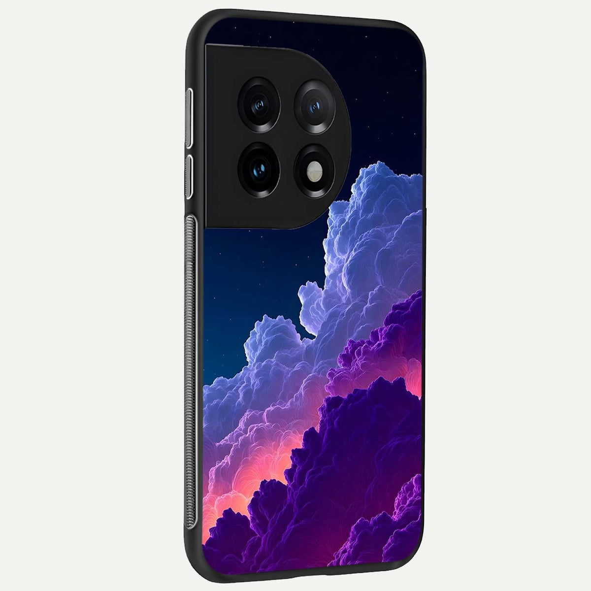  Dreamy Cloud Skies back cover For OnePlus 11 slim fit glass case with vibrant aesthetic design