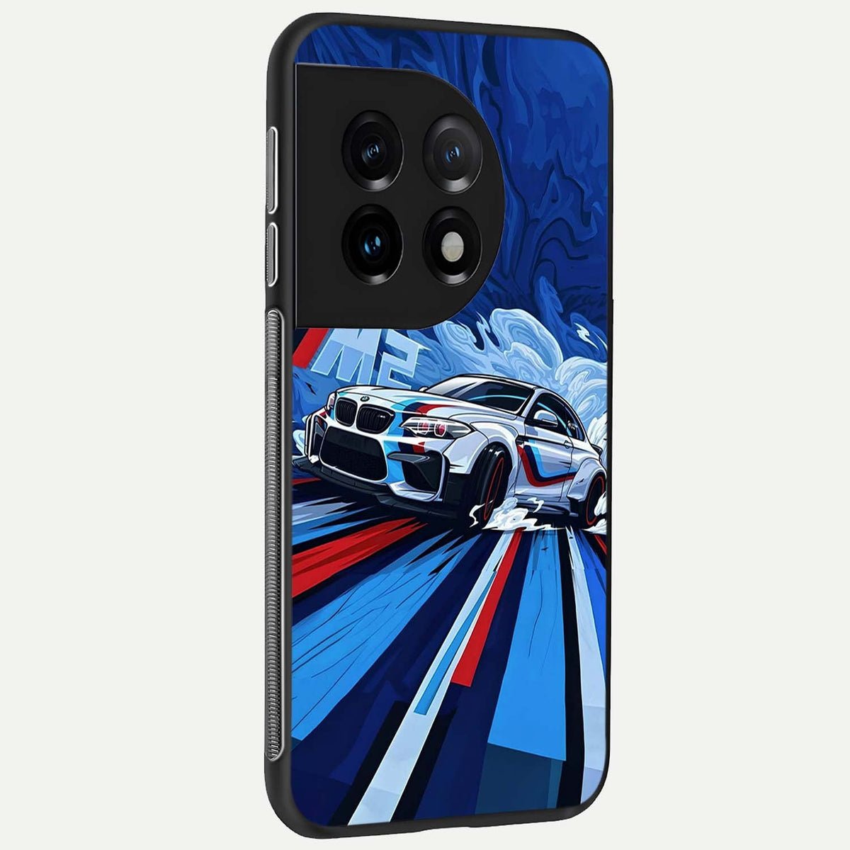  Drift Power Rush back cover For OnePlus 11 slim fit glass case with vibrant aesthetic design