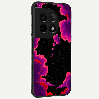  Galaxy Dream Frame back cover For OnePlus 11 slim fit glass case with vibrant aesthetic design