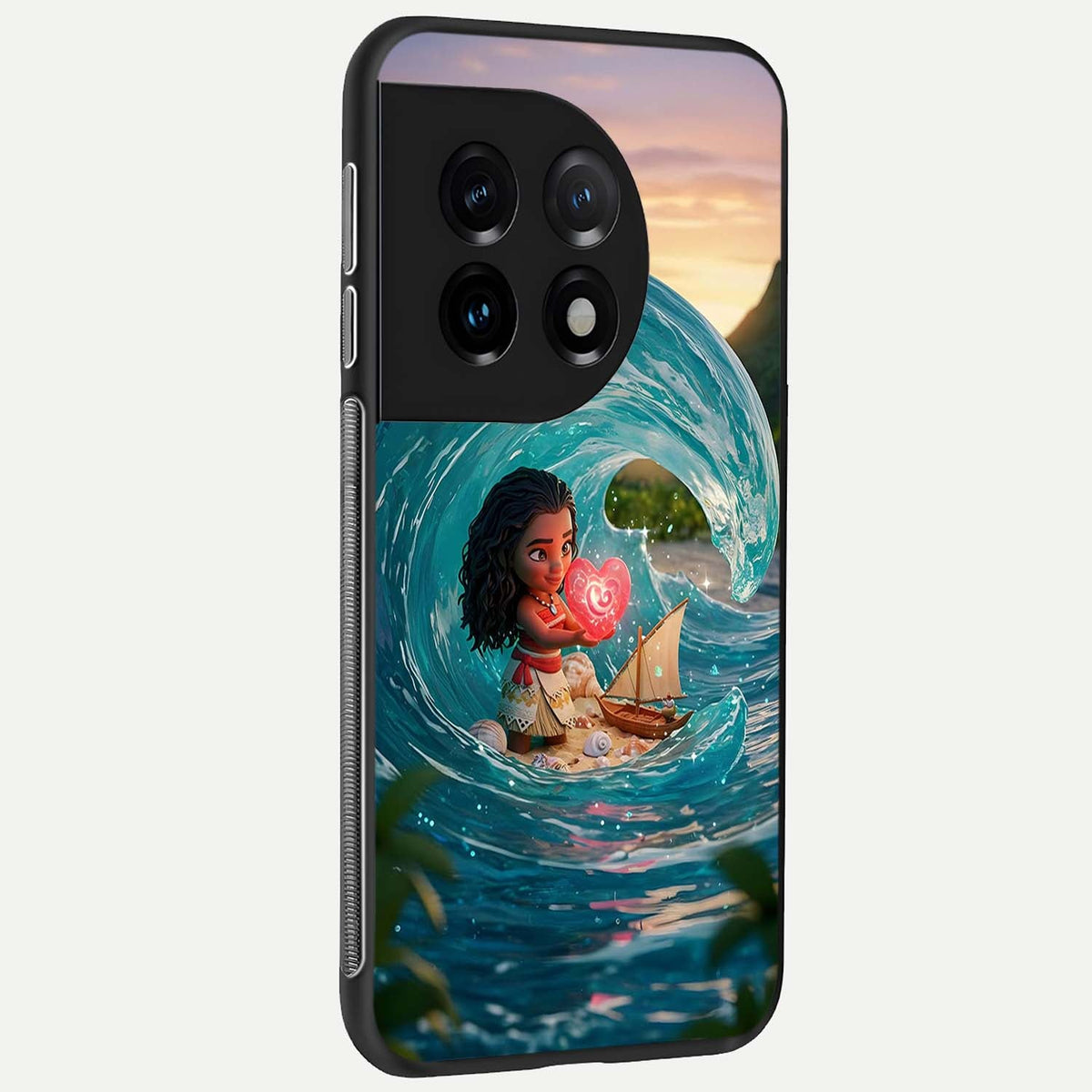  Heart of Ocean back cover For OnePlus 11 slim fit glass case with vibrant aesthetic design