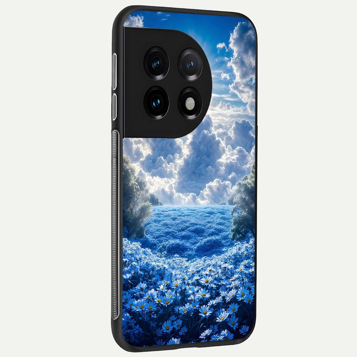  Heavenly Daisy Horizon back cover For OnePlus 11 slim fit glass case with vibrant aesthetic design