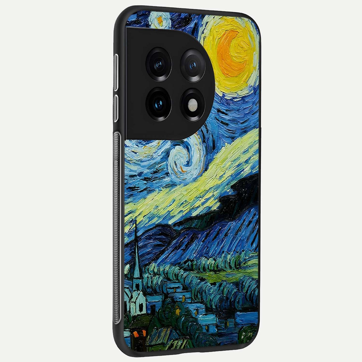  Inspired Van Gogh Art back cover For OnePlus 11 slim fit glass case with vibrant aesthetic design