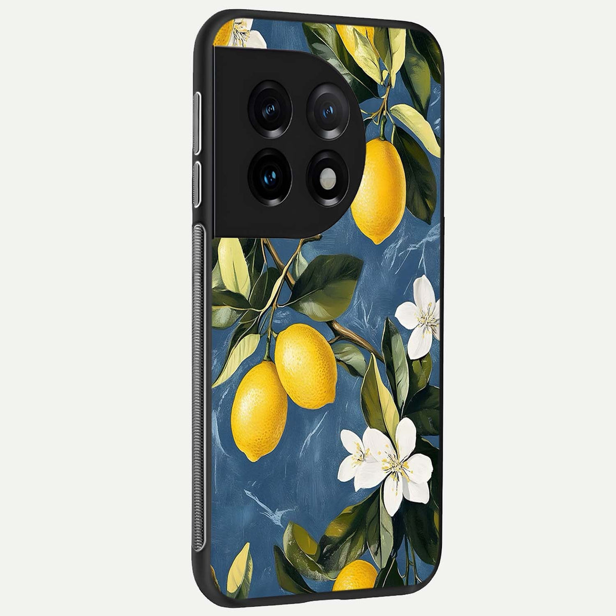  Lemon Dream Garden back cover For OnePlus 11 slim fit glass case with vibrant aesthetic design