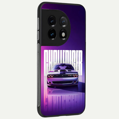  Midnight Muscle Ride back cover For OnePlus 11 slim fit glass case with vibrant aesthetic design