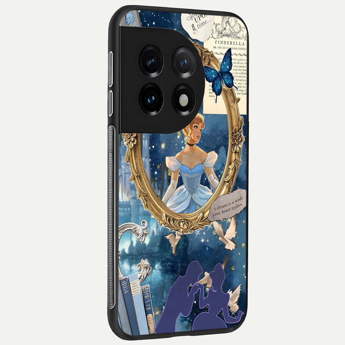  Midnight Queen back cover For OnePlus 11 slim fit glass case with vibrant aesthetic design