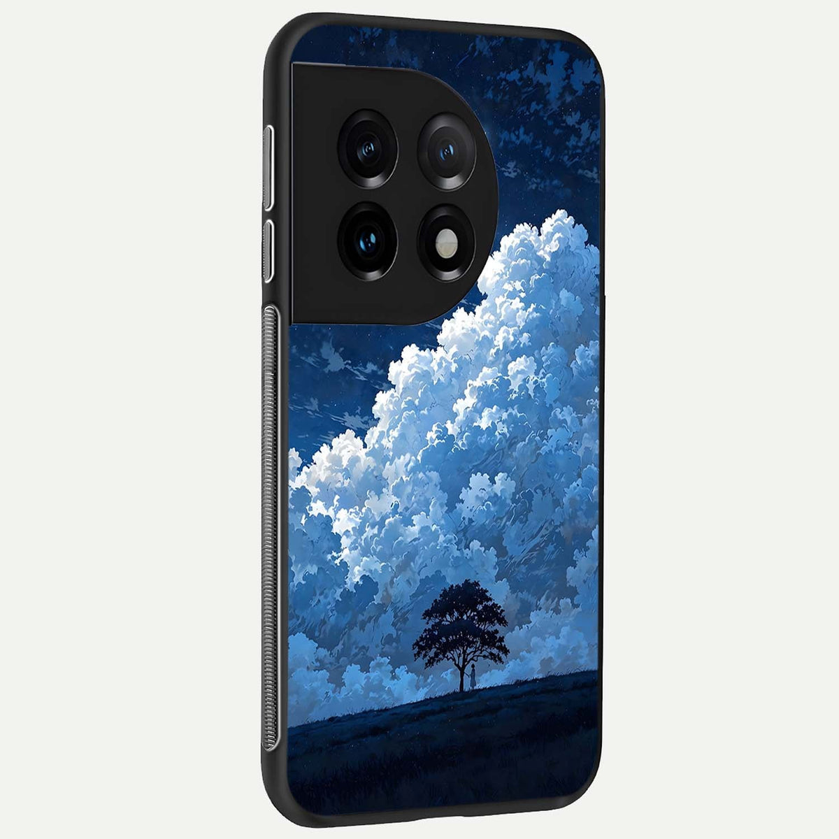  Midnight Sky Serenity back cover For OnePlus 11 slim fit glass case with vibrant aesthetic design