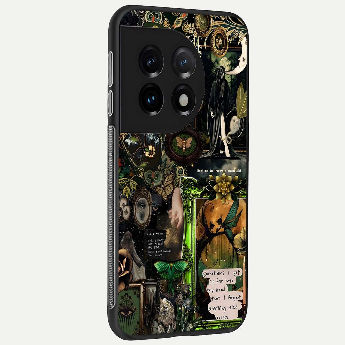  Mystic Woods Secret back cover For OnePlus 11 slim fit glass case with vibrant aesthetic design