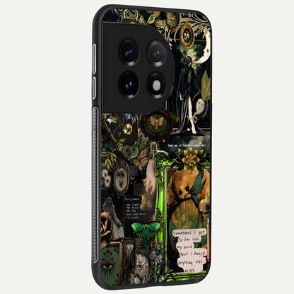  Mystic Woods Secret back cover For OnePlus 11 slim fit glass case with vibrant aesthetic design