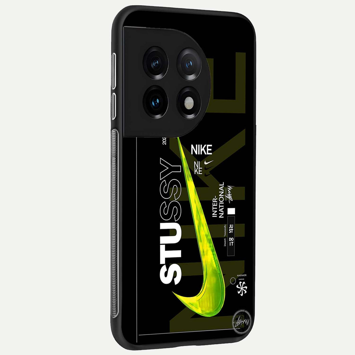  Neon Street Edition back cover For OnePlus 11 slim fit glass case with vibrant aesthetic design