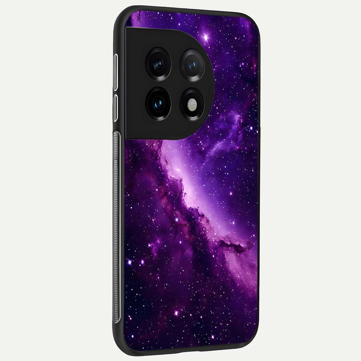 Purple Shade Sky back cover For OnePlus 11 slim fit glass case with vibrant aesthetic design