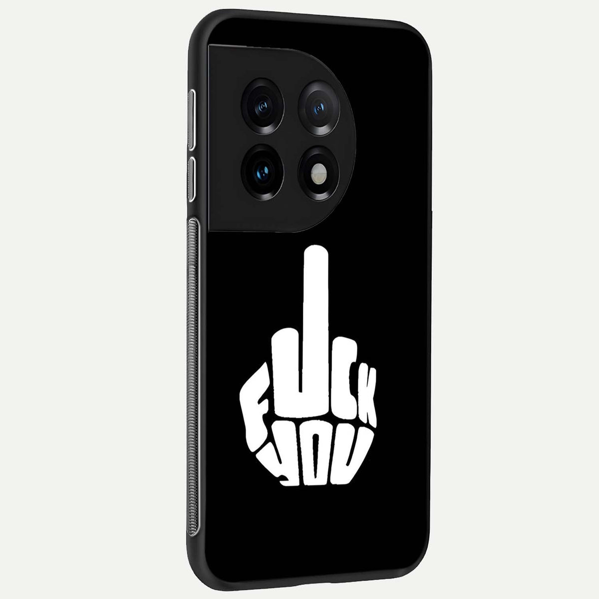  Rebel Mode On back cover For OnePlus 11 slim fit glass case with vibrant aesthetic design