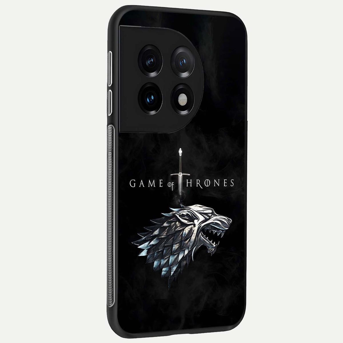  Throne Wolf Legacy back cover For OnePlus 11 slim fit glass case with vibrant aesthetic design