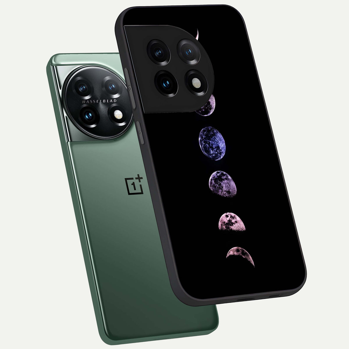  Crimson All Planets phone case For OnePlus 11 showing premium glass back cover with detailed artwork