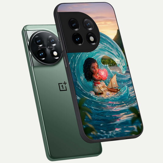  Heart of Ocean phone case For OnePlus 11 showing premium glass back cover with detailed artwork