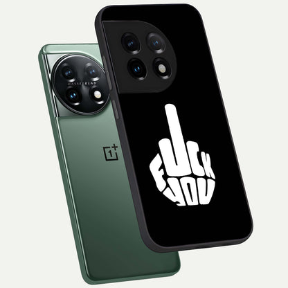  Rebel Mode On phone case For OnePlus 11 showing premium glass back cover with detailed artwork
