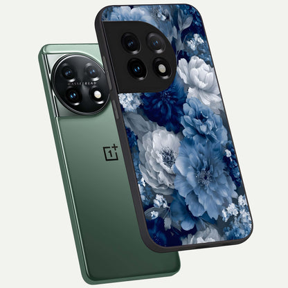  Royal Bloom Garden phone case For OnePlus 11 showing premium glass back cover with detailed artwork