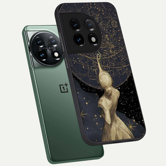  Taylor Swift Girl phone case For OnePlus 11 showing premium glass back cover with detailed artwork