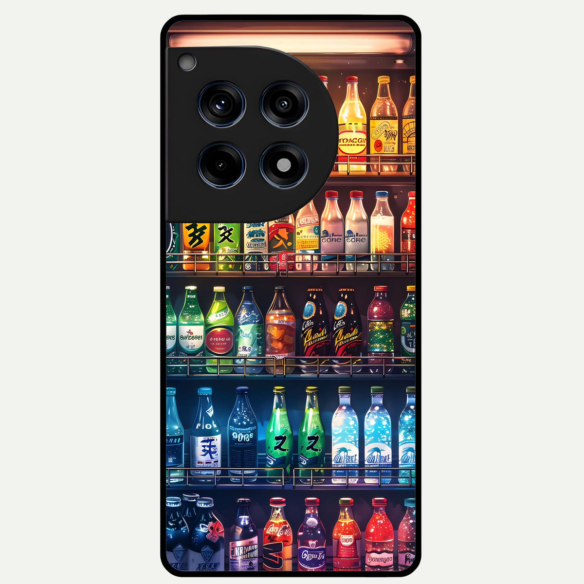  Colorfull Tree Glass Case For OnePlus 12R back cover – full design glossy printed glass finish