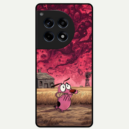  Courage Under Sky Glass Case For OnePlus 12R back cover – full design glossy printed glass finish