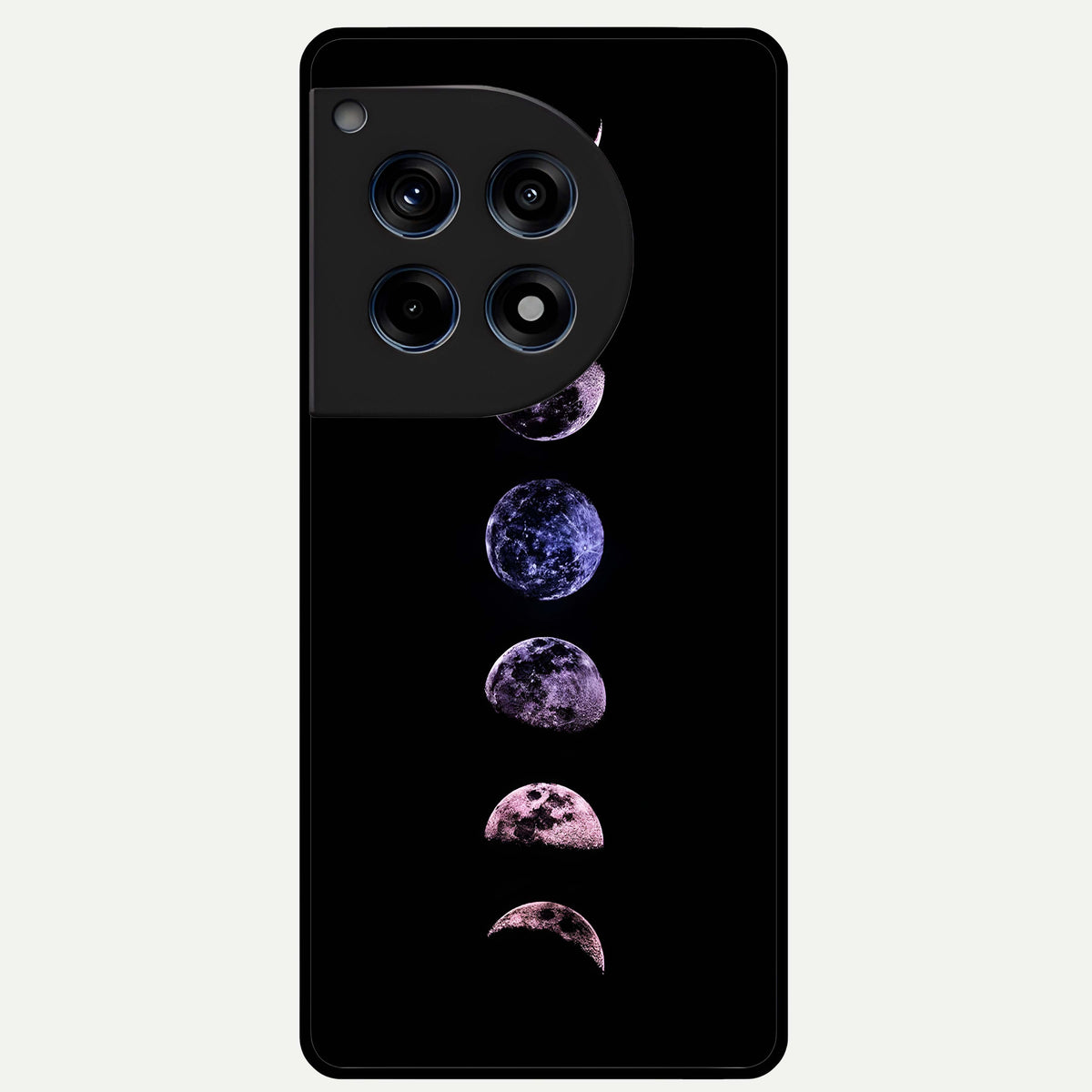  Crimson All Planets Glass Case For OnePlus 12R back cover – full design glossy printed glass finish