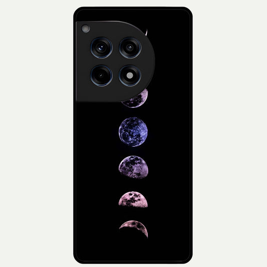  Crimson All Planets Glass Case For OnePlus 12R back cover – full design glossy printed glass finish