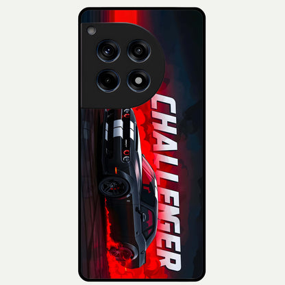  Crimson Challenger Fury Glass Case For OnePlus 12R back cover – full design glossy printed glass finish
