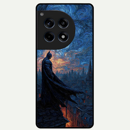  Dark Knight Dusk Glass Case For OnePlus 12R back cover – full design glossy printed glass finish