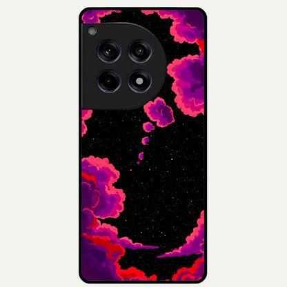  Galaxy Dream Frame Glass Case For OnePlus 12R back cover – full design glossy printed glass finish