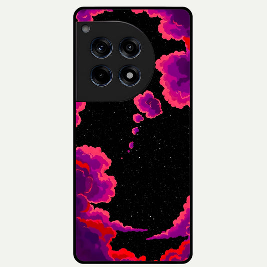  Galaxy Dream Frame Glass Case For OnePlus 12R back cover – full design glossy printed glass finish