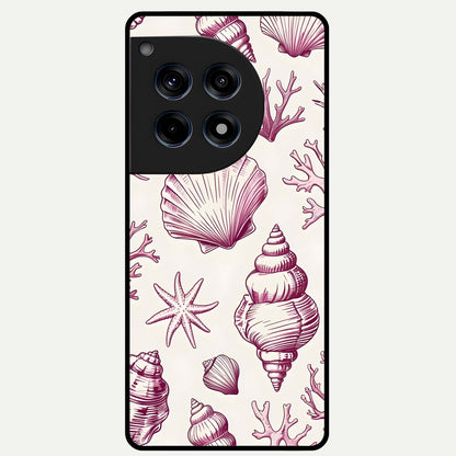  Pink Power Sparks Glass Case For OnePlus 12R back cover – full design glossy printed glass finish