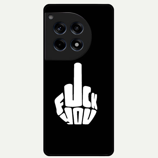  Rebel Mode On Glass Case For OnePlus 12R back cover – full design glossy printed glass finish