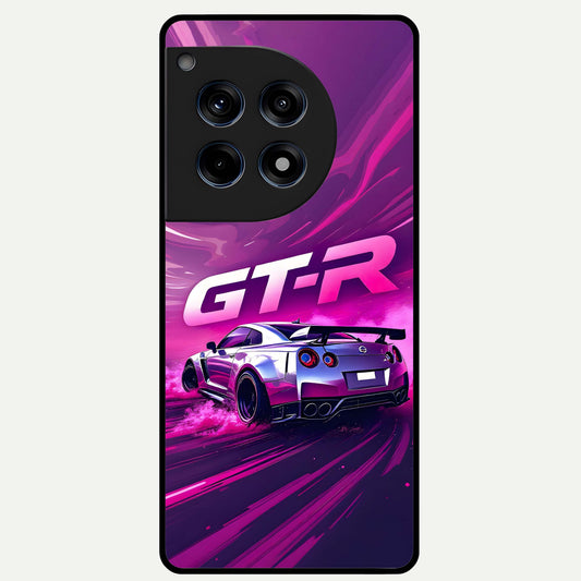 Speed Drift Legend Glass Case For OnePlus 12R back cover – full design glossy printed glass finish