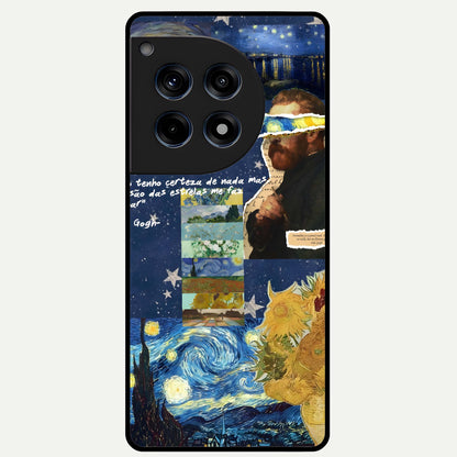  Starry Dream Vision Glass Case For OnePlus 12R back cover – full design glossy printed glass finish