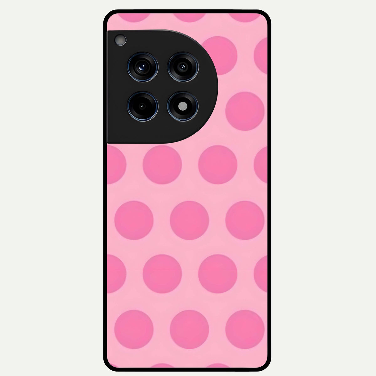  Sweet Dot Dreams Glass Case For OnePlus 12R back cover – full design glossy printed glass finish