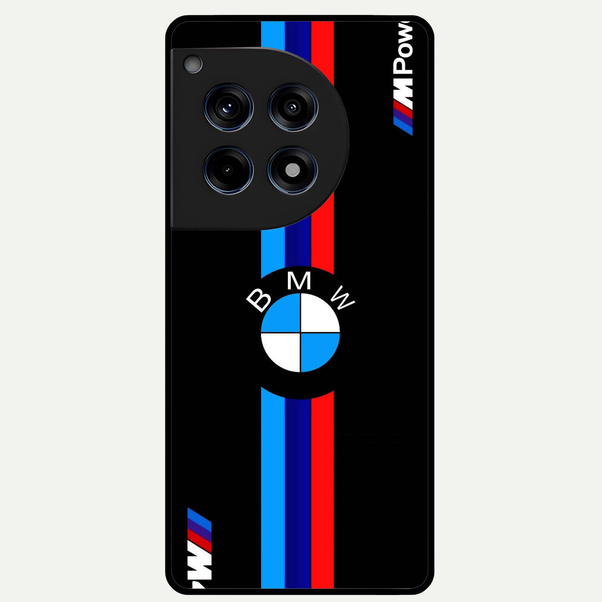  Turbo BMW Beast Glass Case For OnePlus 12R back cover – full design glossy printed glass finish