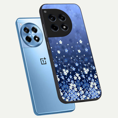  Blue Starry phone case For OnePlus 12R showing premium glass back cover with detailed artwork